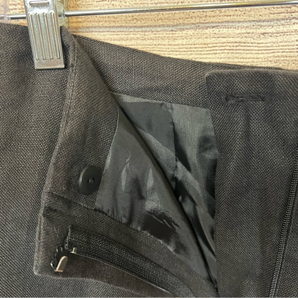 Vintage Talbots Irish Linen High-Waisted Pants Black Size 4 - Picture 4 of 6